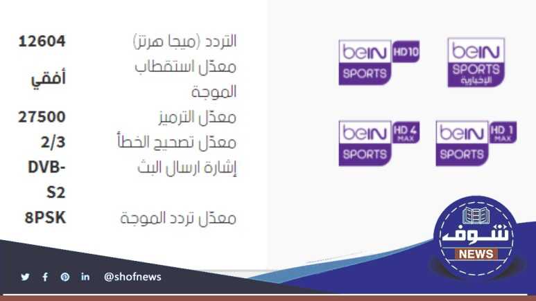 تردد قناة بي ان سبورت الإخبارية المفتوحة 2024 "نايل وعرب سات"، كيف اطلع قناة beIN الرياضية وماهو تررد بين سبوت الجديد الرياضياة