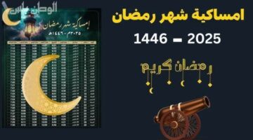 “كيف تنظم وقتك في رمضان؟”.. تنزيل إمساكية رمضان 2025 محافظة البصرة حسب المرجع السيستاني لعام 1446