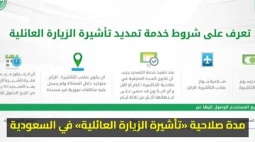 كم مدة صلاحية «تأشيرة الزيارة العائلية» في السعودية وشروط تمديدها 2025