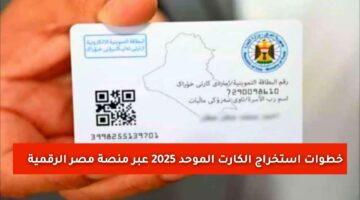 وداعاً لبطاقة التموين.. خطوات استخراج الكارت الموحد 2025 عبر منصة مصر الرقمية [بالتفصيل]