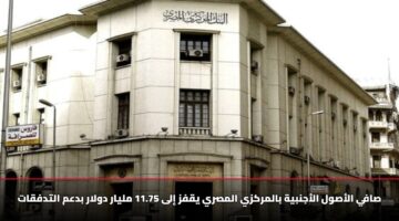 صافي الأصول الأجنبية بالمركزي المصري يقفز إلى 11.75 مليار دولار بدعم التدفقات