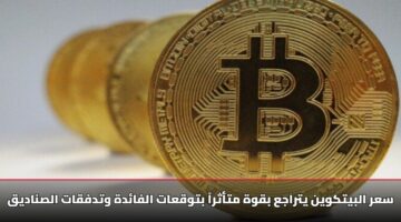 سعر البيتكوين يتراجع بقوة متأثراً بتوقعات الفائدة وتدفقات الصناديق