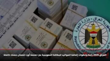 العراق 2025: رابط وخطوات إضافة المواليد للبطاقة التموينية عبر «منصة أور» لضمان حصتك كاملة
