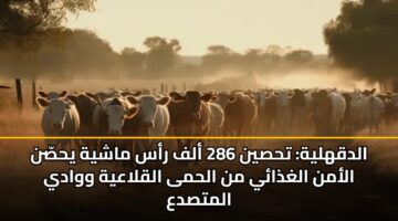 الدقهلية: تحصين 286 ألف رأس ماشية يحصّن الأمن الغذائي من الحمى القلاعية ووادي المتصدع