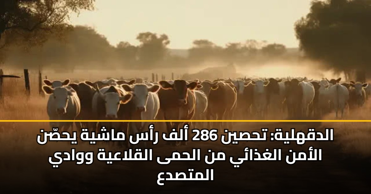 الدقهلية: تحصين 286 ألف رأس ماشية يحصّن الأمن الغذائي من الحمى القلاعية ووادي المتصدع 5 الدقهلية: تحصين 286 ألف رأس ماشية يحصّن الأمن الغذائي من الحمى القلاعية ووادي المتصدع