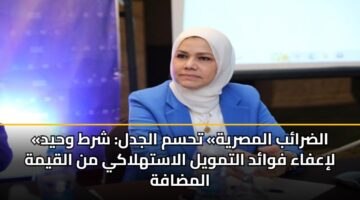 «الضرائب المصرية» تحسم الجدل: شرط وحيد لإعفاء فوائد التمويل الاستهلاكي من القيمة المضافة