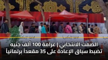 الصمت الانتخابي | غرامة 100 ألف جنيه تضبط سباق الإعادة على 35 مقعداً برلمانياً