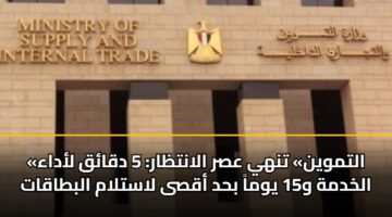 «التموين» تنهي عصر الانتظار: 5 دقائق لأداء الخدمة و15 يوماً بحد أقصى لاستلام البطاقات