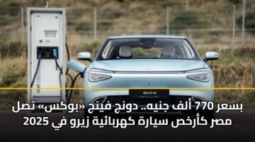 بسعر 770 ألف جنيه.. دونج فينج «بوكس» تصل مصر كأرخص سيارة كهربائية زيرو في 2025