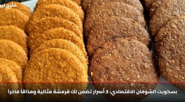 بسكويت الشوفان الاقتصادي: 3 أسرار تضمن لك قرمشة مثالية ومذاقاً فاخراً