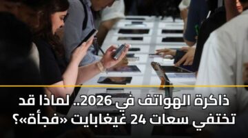 ذاكرة الهواتف في 2026.. لماذا قد تختفي سعات 24 غيغابايت «فجأة»؟