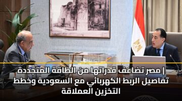 مصر تضاعف قدراتها من الطاقة المتجددة | تفاصيل الربط الكهربائي مع السعودية وخطط التخزين العملاقة
