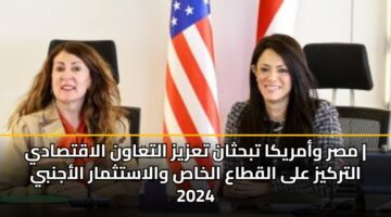 مصر وأمريكا تبحثان تعزيز التعاون الاقتصادي | التركيز على القطاع الخاص والاستثمار الأجنبي