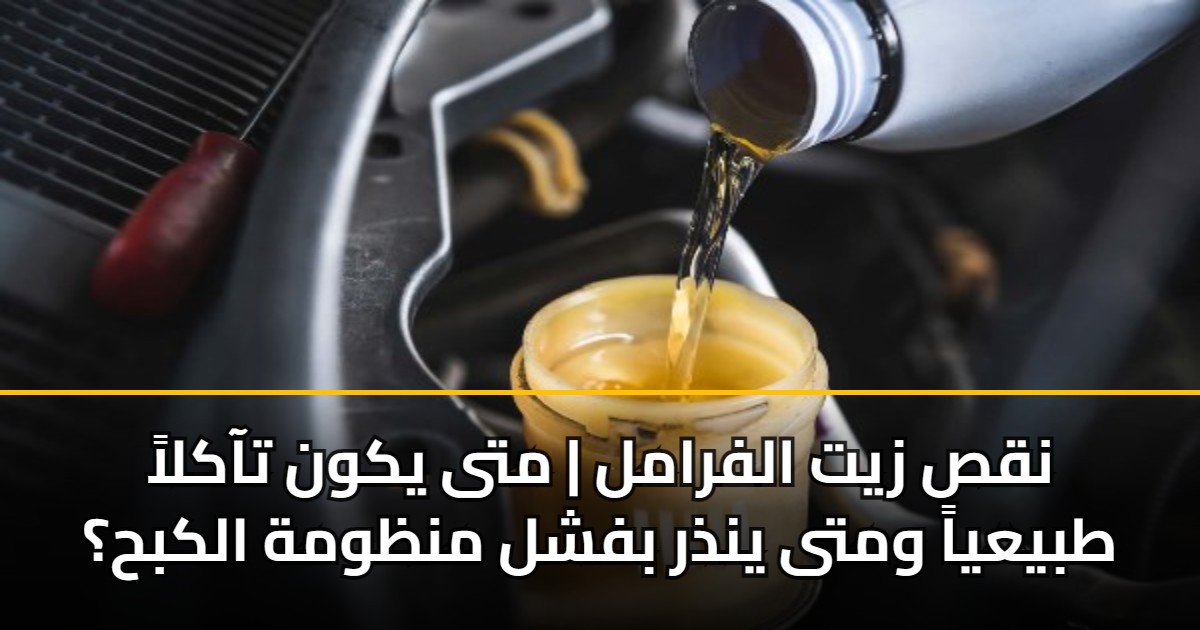 نقص زيت الفرامل | متى يكون تآكلاً طبيعياً ومتى ينذر بفشل منظومة الكبح؟ 5 نقص زيت الفرامل | متى يكون تآكلاً طبيعياً ومتى ينذر بفشل منظومة الكبح؟
