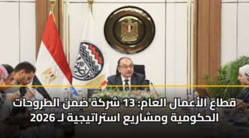 قطاع الأعمال العام: 13 شركة ضمن الطروحات الحكومية ومشاريع استراتيجية لـ 2026
