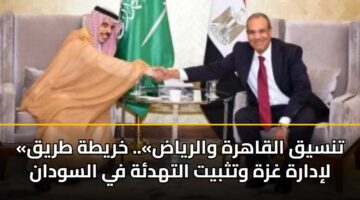 «تنسيق القاهرة والرياض».. خريطة طريق لإدارة غزة وتثبيت التهدئة في السودان