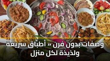 وصفات بدون فرن « أطباق سريعة ولذيذة لكل منزل