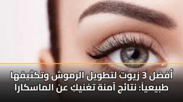 أفضل 3 زيوت لتطويل الرموش وتكثيفها طبيعياً: نتائج آمنة تغنيكِ عن الماسكارا