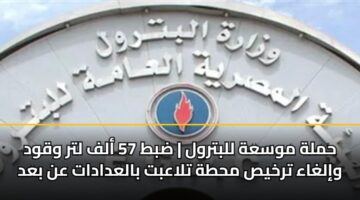 حملة موسعة للبترول | ضبط 57 ألف لتر وقود وإلغاء ترخيص محطة تلاعبت بالعدادات عن بعد