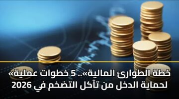 «خطة الطوارئ المالية».. 5 خطوات عملية لحماية الدخل من تآكل التضخم في 2026