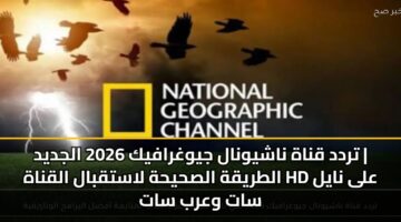 تردد قناة ناشيونال جيوغرافيك 2026 الجديد | الطريقة الصحيحة لاستقبال القناة Hd على نايل سات وعرب سات