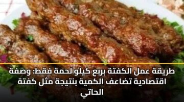 طريقة عمل الكفتة بربع كيلو لحمة فقط: وصفة اقتصادية تضاعف الكمية بنتيجة مثل كفتة الحاتي