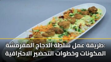 طريقة عمل سلطة الدجاج المقرمشة: المكونات وخطوات التحضير الاحترافية