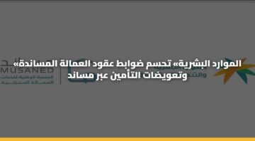 «الموارد البشرية» تحسم ضوابط عقود العمالة المساندة وتعويضات التأمين عبر مساند