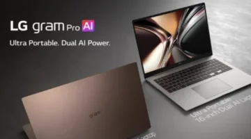 LG Gram Pro 17 يدمج معالجات Panther Lake بوزن «1.38 كيلوجرام»