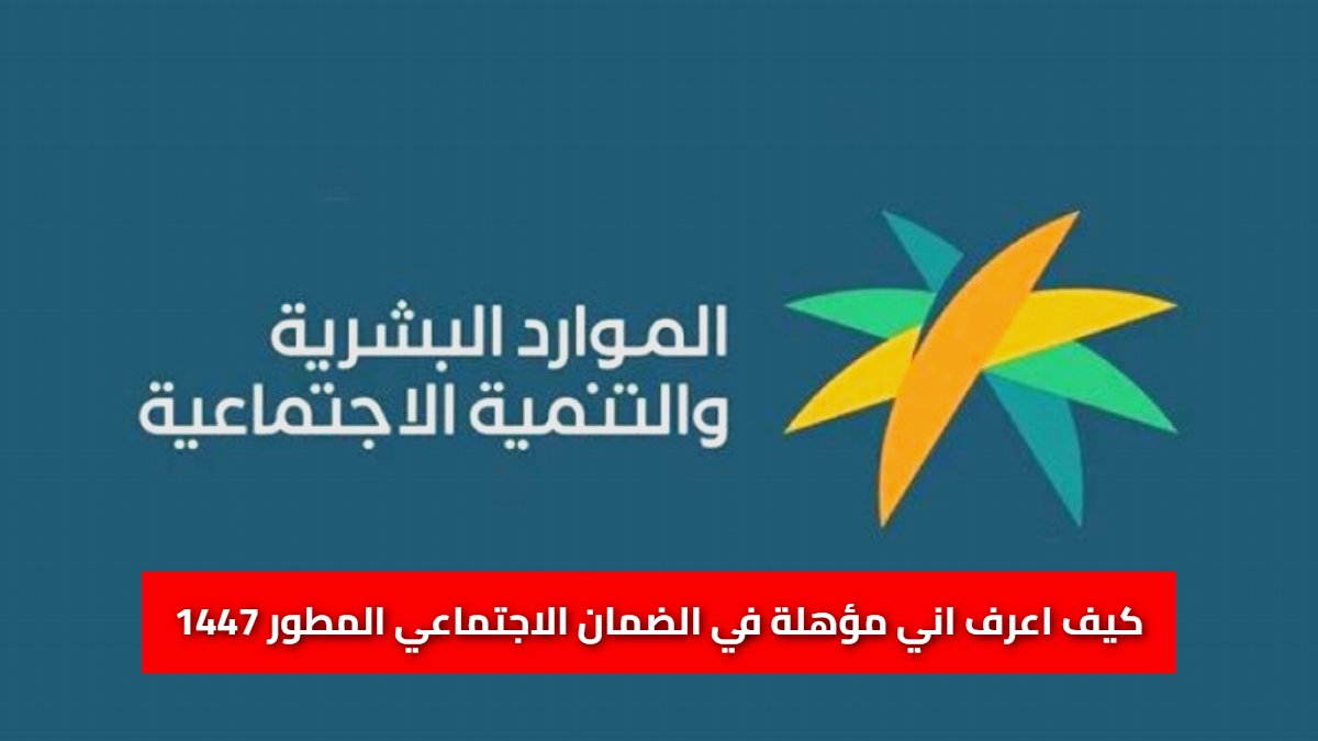 كيف اعرف اني مؤهلة في الضمان الاجتماعي المطور 1447 | 5 خطوات للاستعلام عبر النفاذ الوطني 5 كيف اعرف اني مؤهلة في الضمان الاجتماعي المطور 1447 | 5 خطوات للاستعلام عبر النفاذ الوطني
