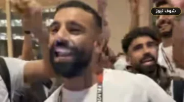 فيديو احتفال محمد صلاح بعد فوز منتخب مصر التاريخي على نيوزيلندا