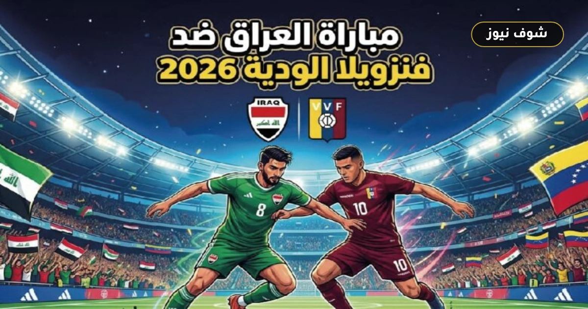 موعد مباراة العراق وفنزويلا الودية يختبر جاهزية أسود الرافدين فجرا قبل المونديال 5 موعد مباراة العراق وفنزويلا الودية يختبر جاهزية أسود الرافدين فجرا قبل المونديال