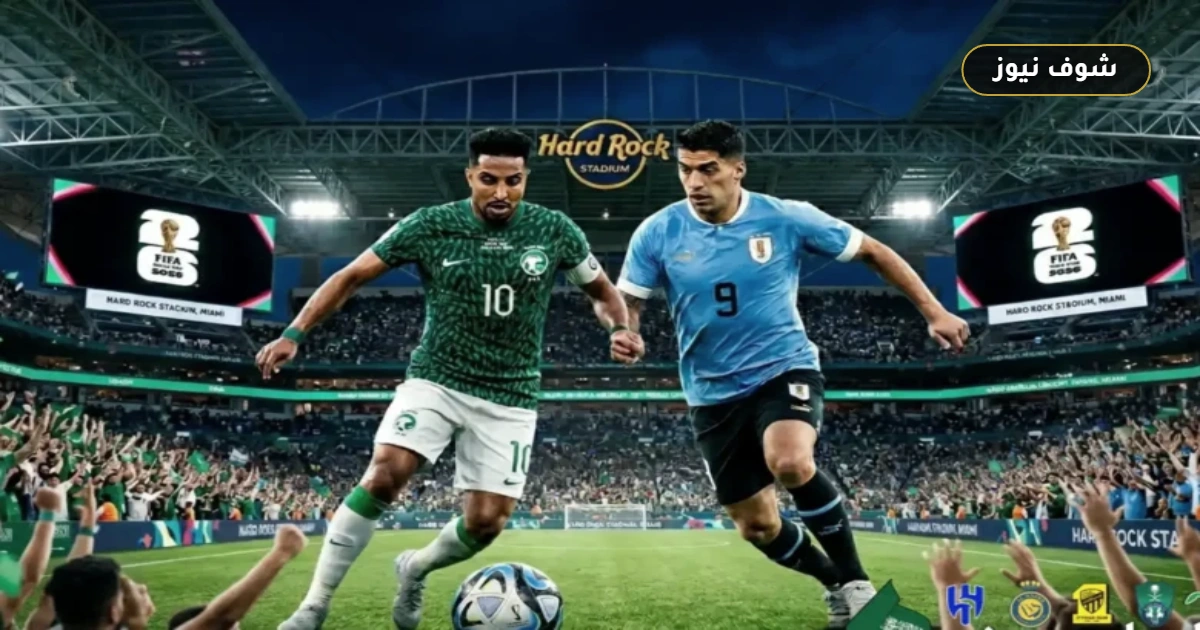 موعد مباراة السعودية والأوروغواي في كأس العالم 2026 وتفاصيل التوقيت الرسمي