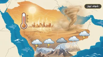49 مئوية في الأحساء وأمطار رعدية تضرب 4 مناطق ضمن طقس الأربعاء بالسعودية