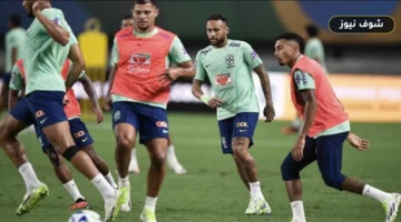 نيمار يشارك في تدريبات البرازيل الجماعية قبل مواجهة اسكتلندا الحاسمة بالمونديال