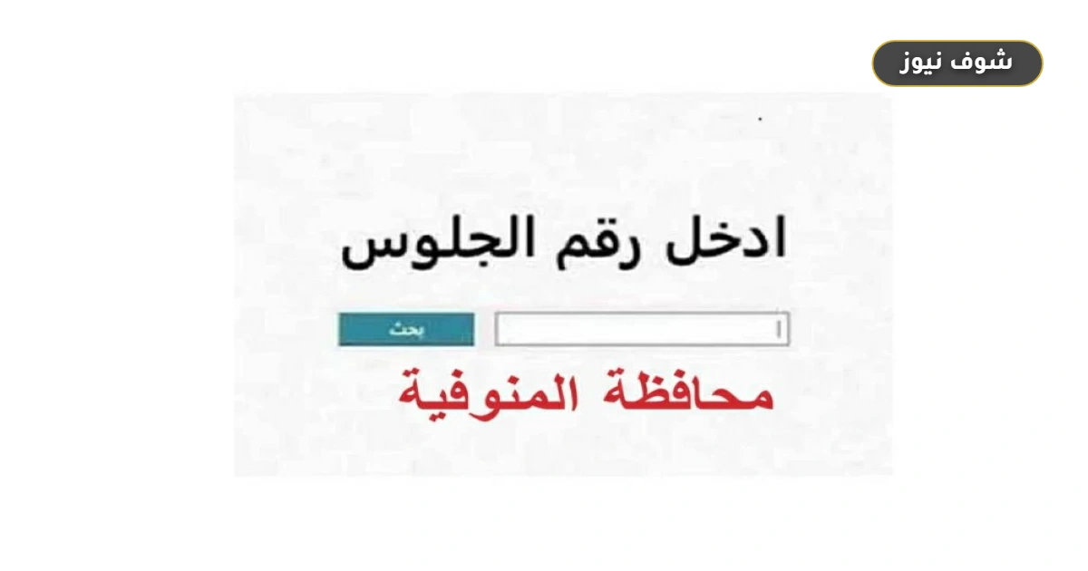 رابط نتيجة الشهادة الإعدادية بالمنوفية 2026 برقم الجلوس عبر البوابة الإلكترونية 5 رابط نتيجة الشهادة الإعدادية بالمنوفية 2026 برقم الجلوس عبر البوابة الإلكترونية