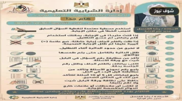 تعليمات البابل شيت الثانوية العامة 2026 | قواعد التظليل الصحيح لمنع إلغاء الإجابة