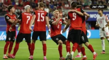 ترتيب المجموعة العاشرة في كأس العالم 2026 بعد فوز النمسا على الأردن