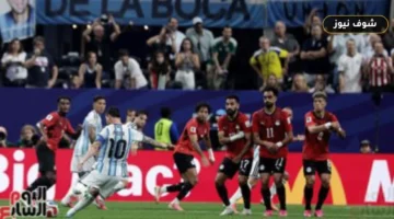 مصر والأرجنتين في ثمن نهائي كأس العالم 2026 | تفاصيل الشوط الثاني