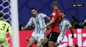 ميسي يدرك التعادل للأرجنتين أمام مصر في ثمن نهائي كأس العالم 2026
