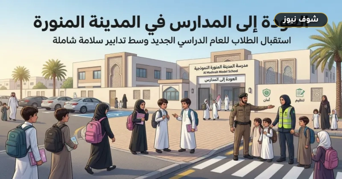 بالأرقام والتفاصيل.. عودة نصف مليون طالب وطالبة لمدارس المدينة المنورة 1448