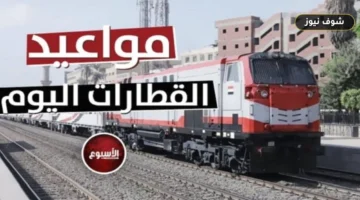 مواعيد قطارات الصعيد الخميس 27 أغسطس 2026.. من القاهرة والجيزة إلى محافظات الصعيد (أسيوط، سوهاج، قنا، الأقصر، وأسوان)
