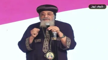 البابا تواضروس من بني سويف: جغرافية مصر المربعة سر اتزان الشخصية ونيلها في غلاوة الدم