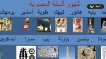 تبدأ بـ “توت” وتنتهي بـ “النسيء”.. ترتيب الشهور القبطية وعلاقتها بتقويم الشهداء والزراعة المصرية