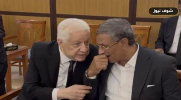 «طلب خاص من مرتضى منصور».. كواليس جلوسه بجوار مصطفى يونس في عزاء المستشار أحمد الزند بمسجد المشير