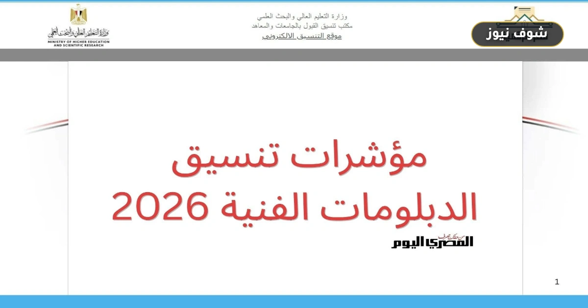 تنسيق الدبلومات الفنية 2026: مواعيد اختبارات القدرات وقائمة الكليات التي تشترط اجتيازها 5 تنسيق الدبلومات الفنية 2026: مواعيد اختبارات القدرات وقائمة الكليات التي تشترط اجتيازها