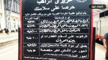 زيادة بـ16 ضعفاً.. رسوم «انتظار الرصيف» بـ50 جنيهاً تثير الجدل في محطات السكة الحديد