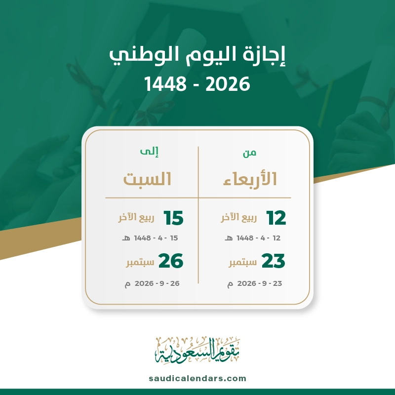 إجازة تداول اليوم الوطني 1448.. آخر جلسة وموعد عودة السوق السعودي