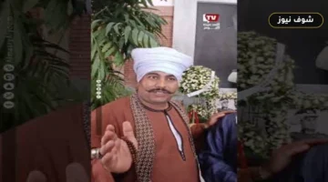 مواطن من قنا يحيي ذكرى نصر أكتوبر أمام ضريح حسني مبارك
